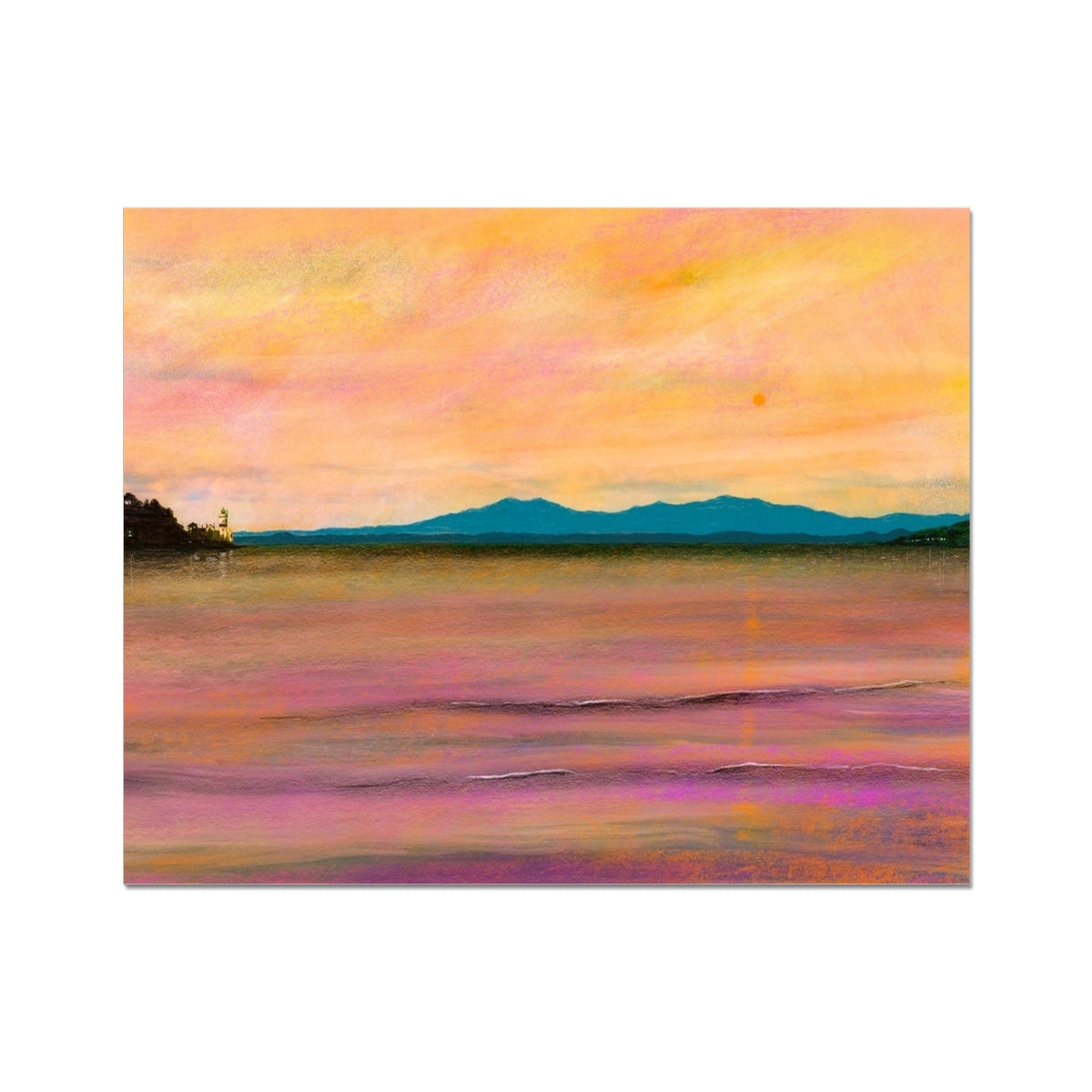 Dusk Over Arran & The Cloch Artist Proof Collector Print - All Art Prints - Scotland