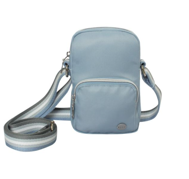 Dusty blue voyage phone pouch