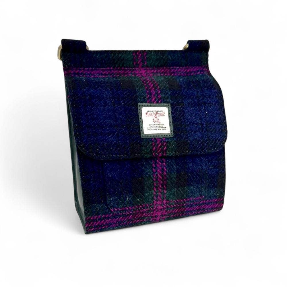 Harris Tweed Medium Satchel Bag Baird Check