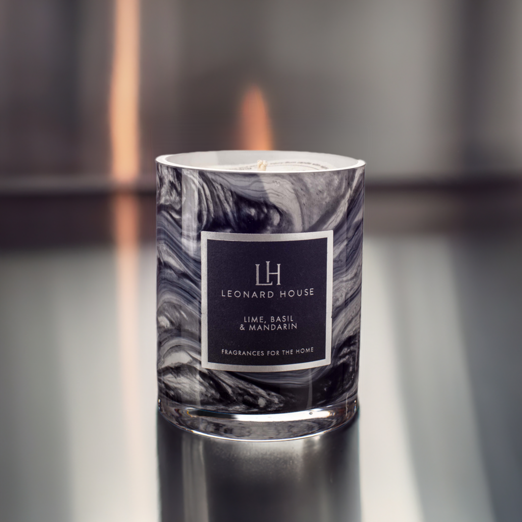 Small Candle Night Sky Lime Basil Manderin