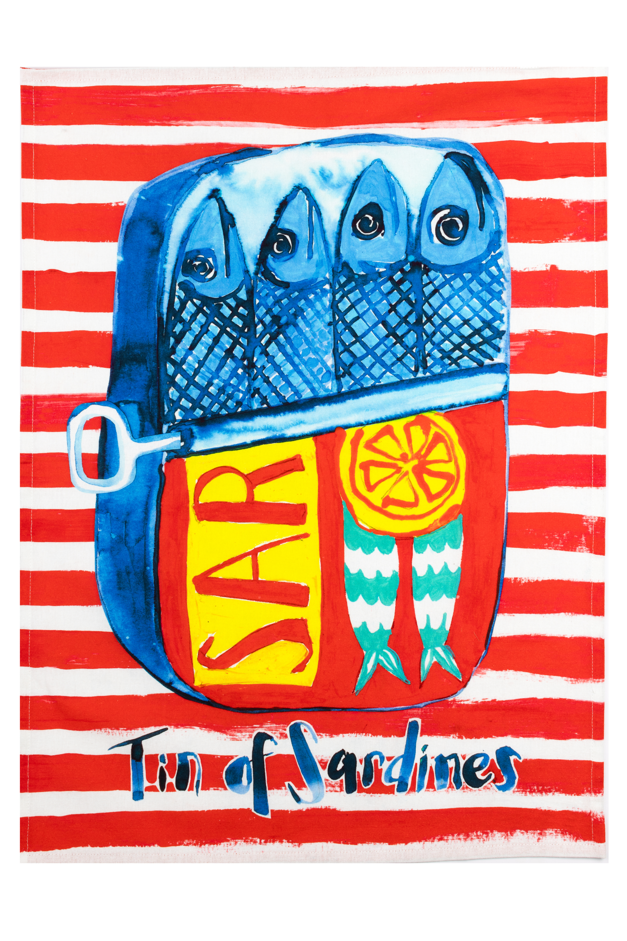 Tin Of Sardines T-Towel