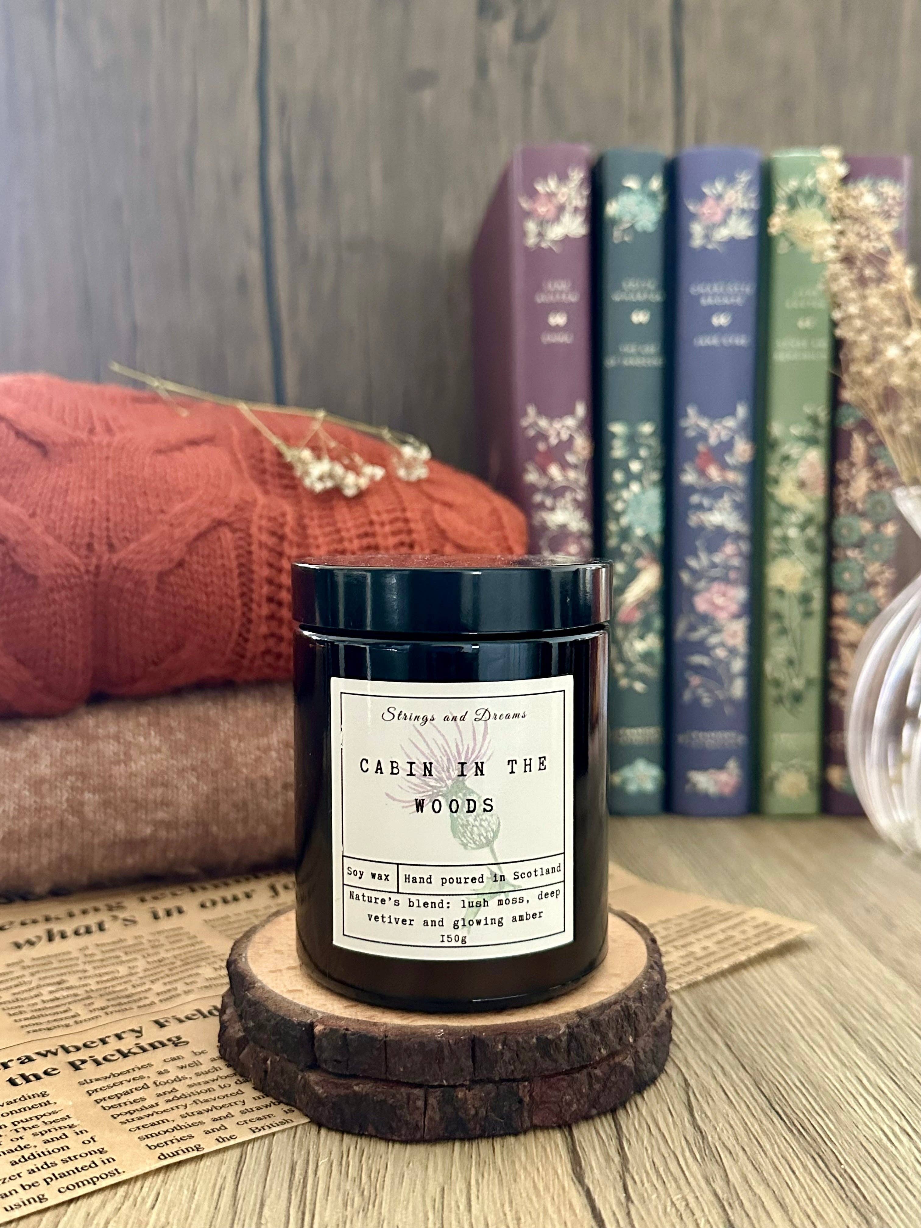 Cabin in the Woods soy wax candle