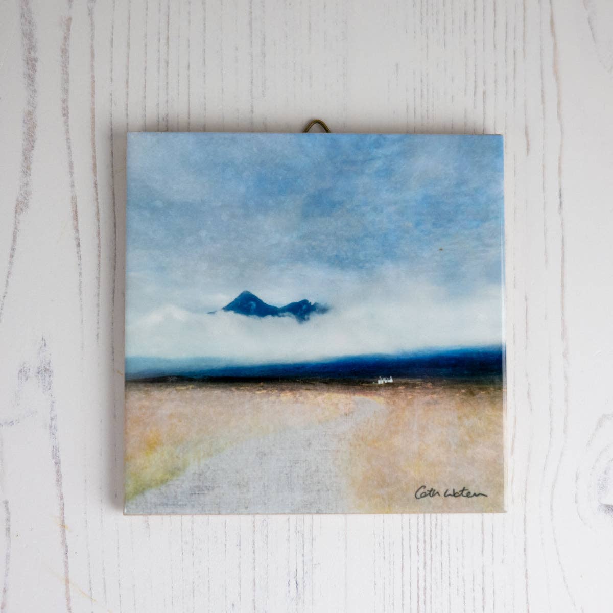 Cuillin Cottage Isle of Skye Gift Boxed ceramic art print