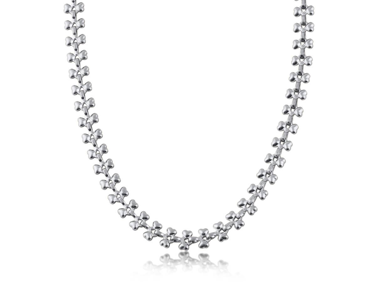 DAPHNE STAINLESS STEEL NECKLACE: SILVER
