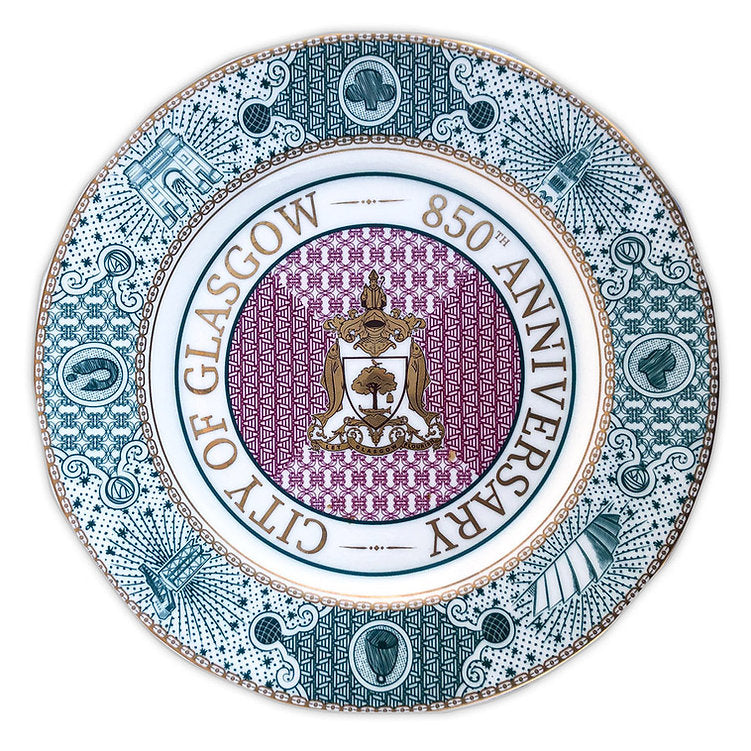 850th Anniversary City of Glasgow Plate