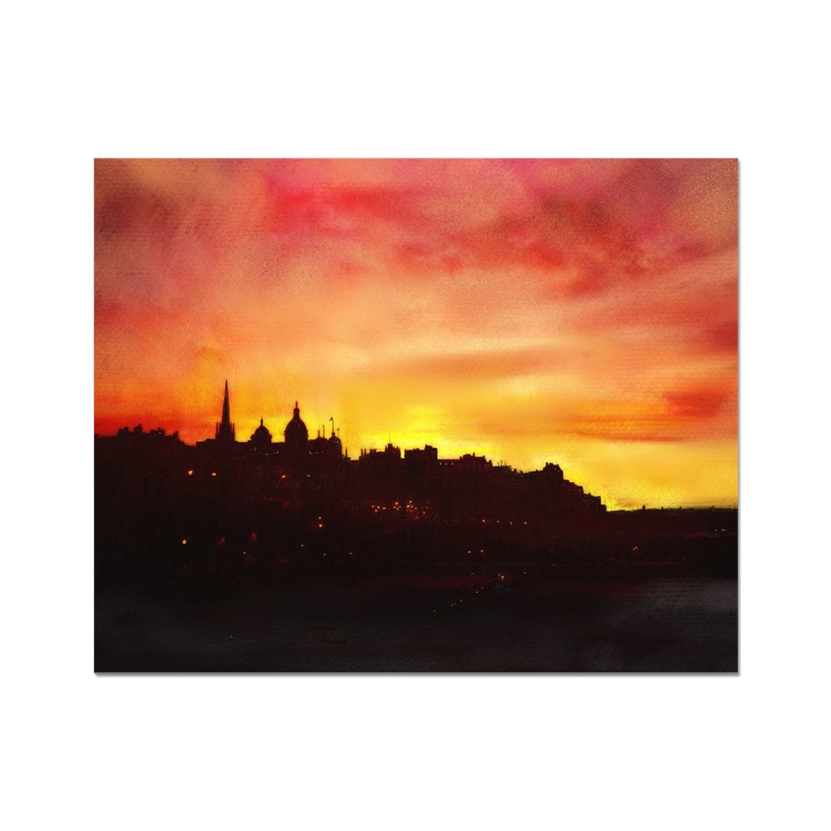 Edinburgh Sunset Artist Proof Collector Print - All Art Prints - Scotland