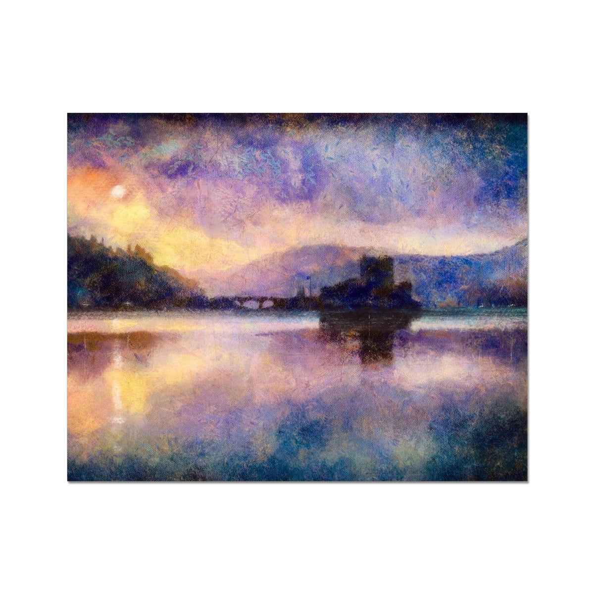 Eilean Donan Castle Moonlight Artist Proof Collector Print - All Art Prints - Scotland