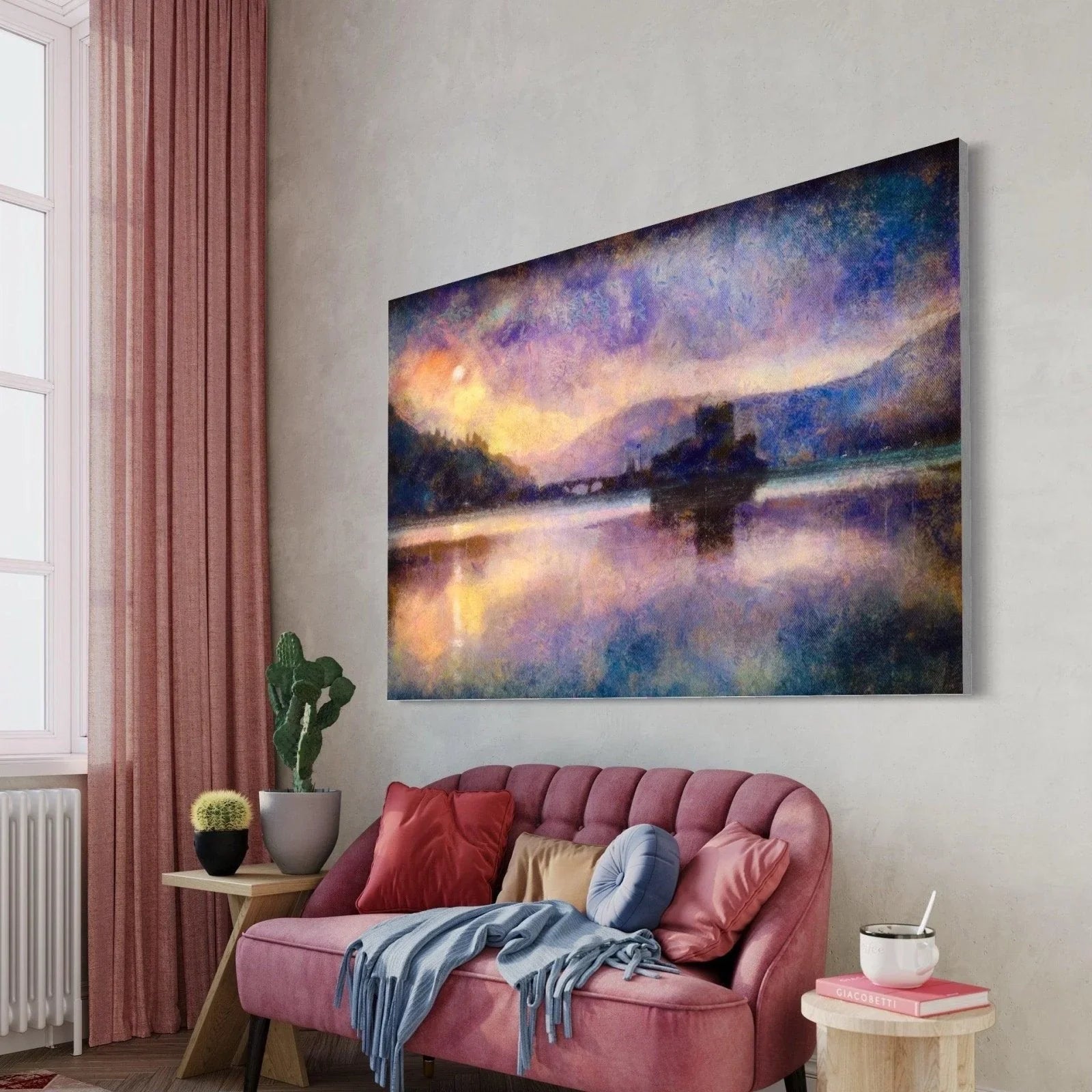 Eilean Donan Castle Moonlight  | Statement Interior Wall Art from Scotland