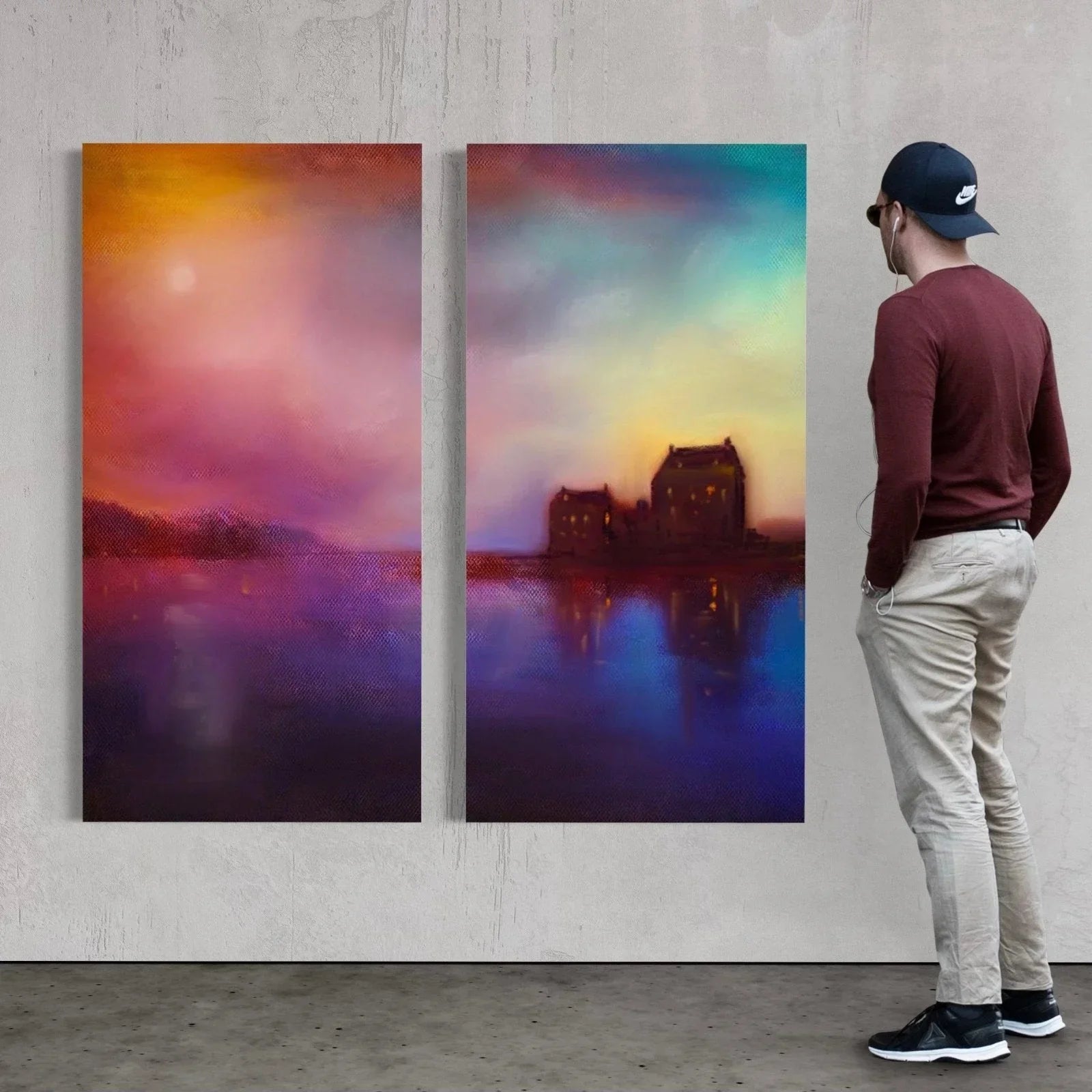 Eilean Donan Castle Sunset | Statement Interior Wall Art from Scotland - All Prints