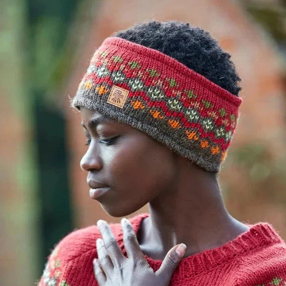 Elgin Headband Burgundy - The Nancy Smillie Shop - Art, Jewellery & Designer Gifts Glasgow