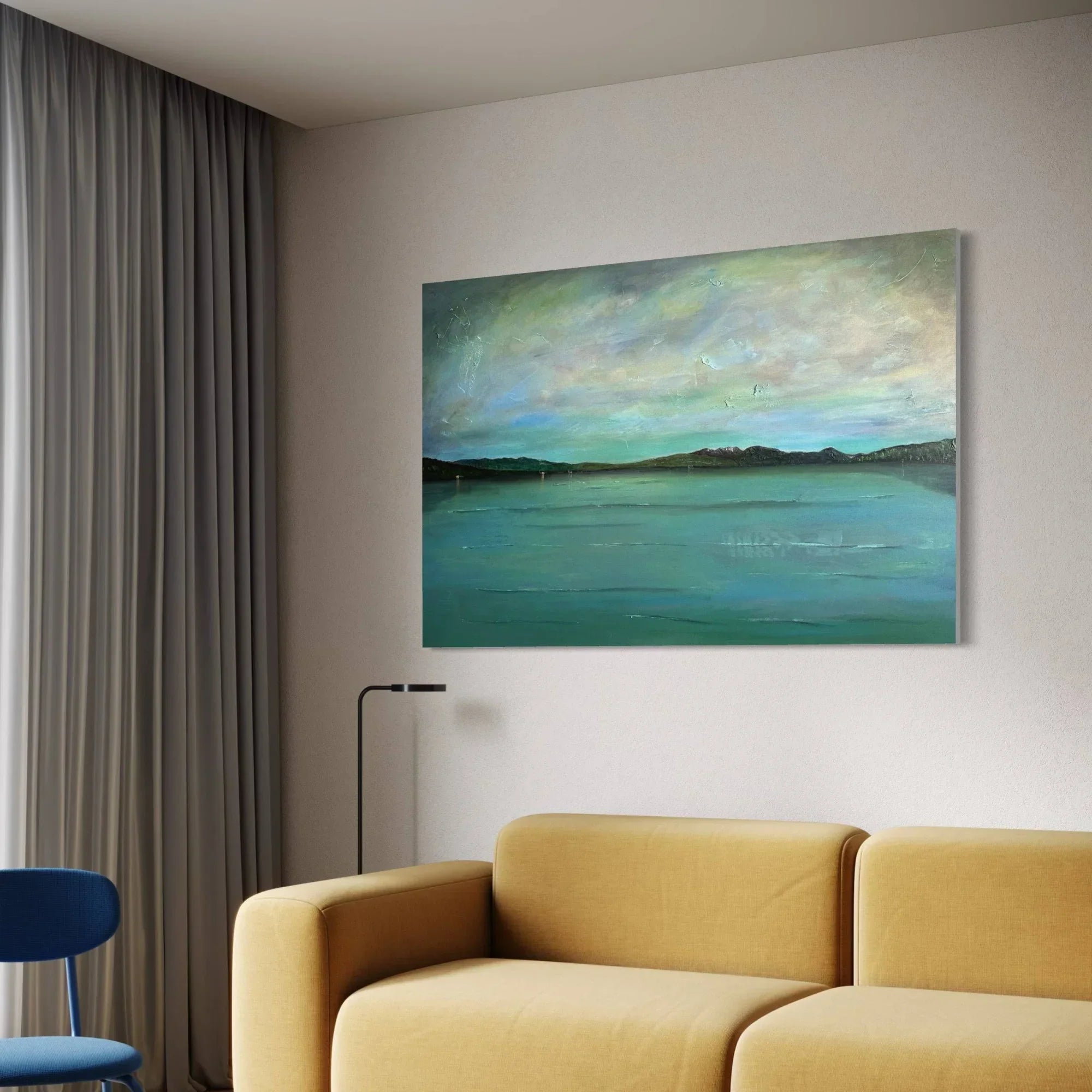 An Emerald Loch Lomond  | Statement Interior Wall Art from Scotland