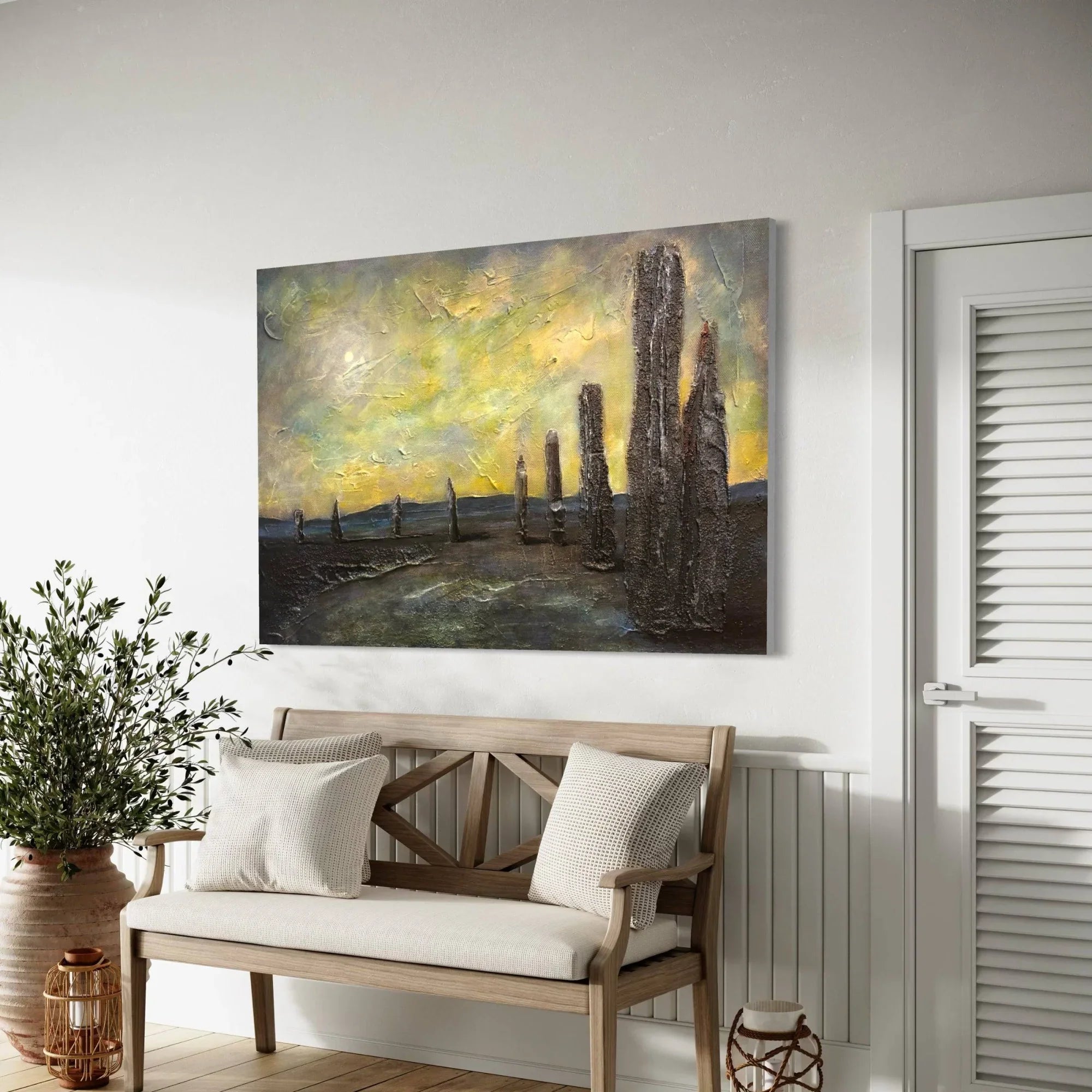 An Ethereal Ring Of Brodgar  | Statement Interior Wall Art from Scotland