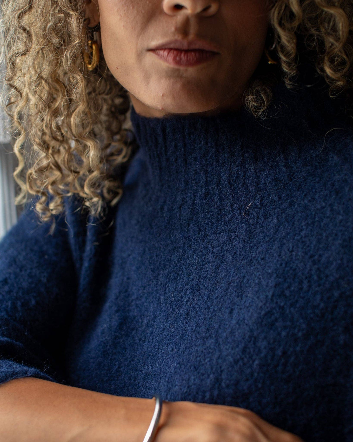 Vicki Jumper | Fluffy | Navy