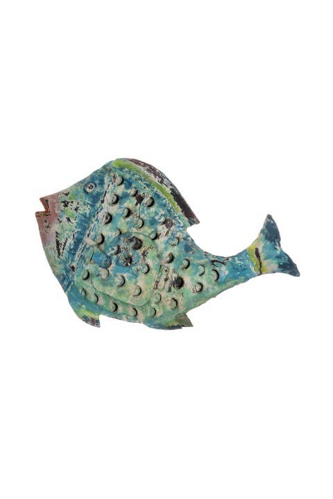 Flip Tail Iron Fish Votive