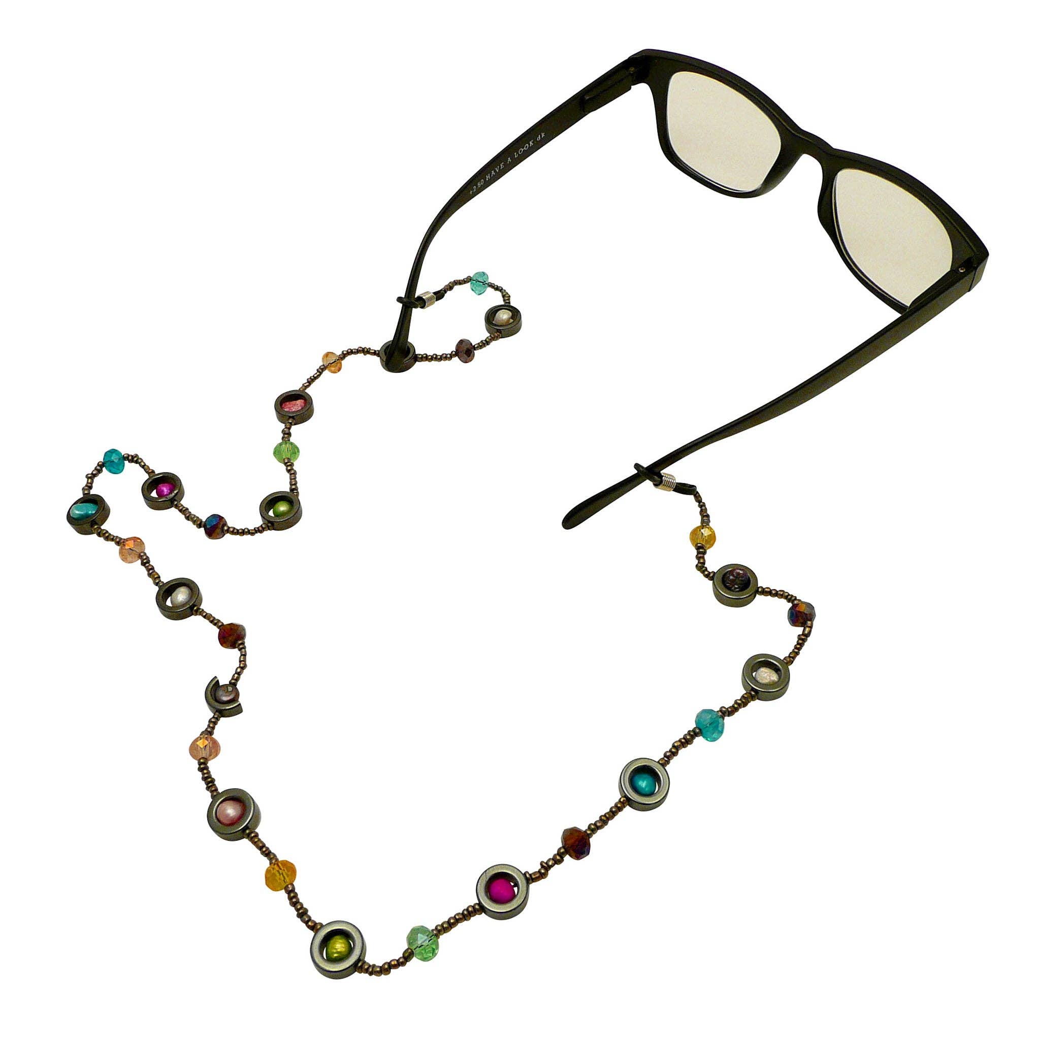Hematite Pearl Eyewear strap