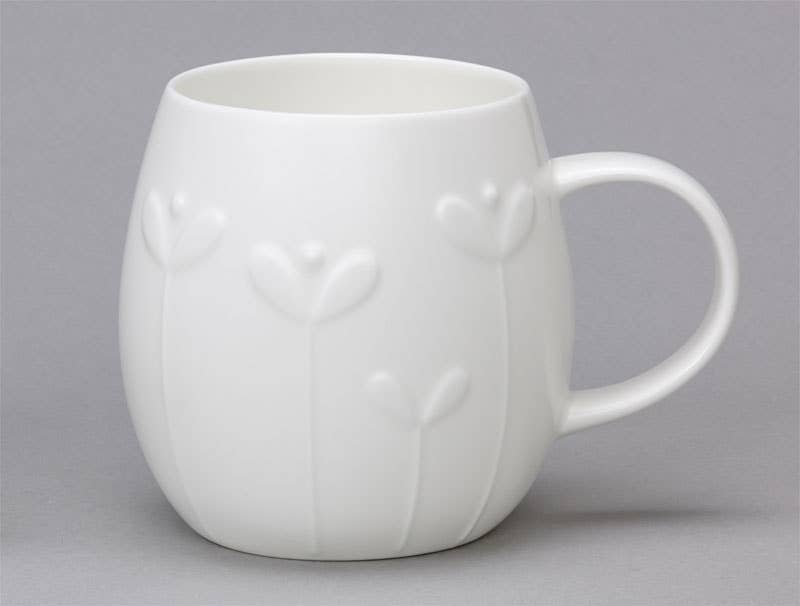 Plum Large Mugs: Plum Large Mug Cress