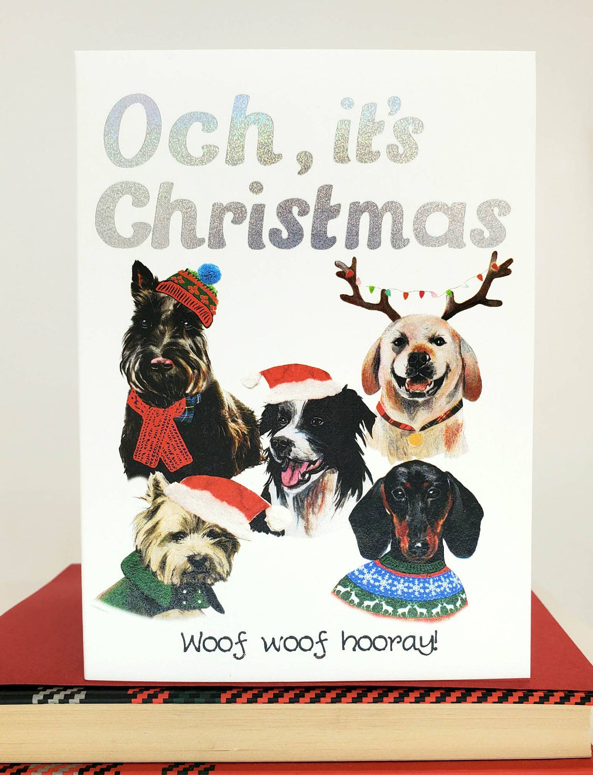 Christmas Woof Woof Hooray Card