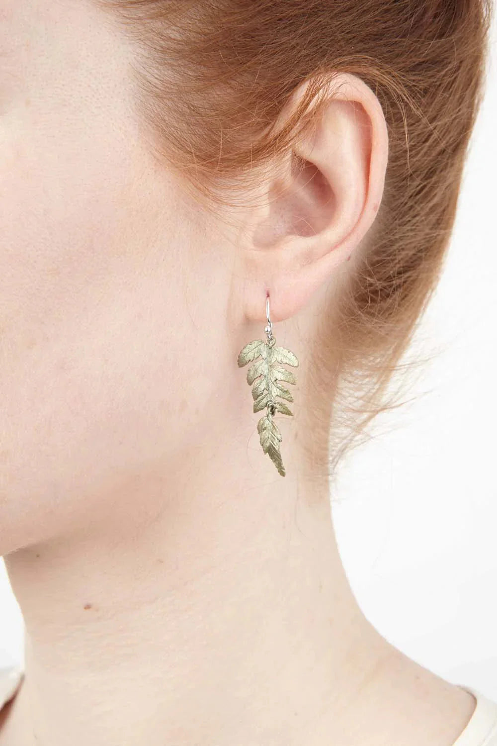Fern Large Earrings - The Nancy Smillie Shop - Art, Jewellery & Designer Gifts Glasgow