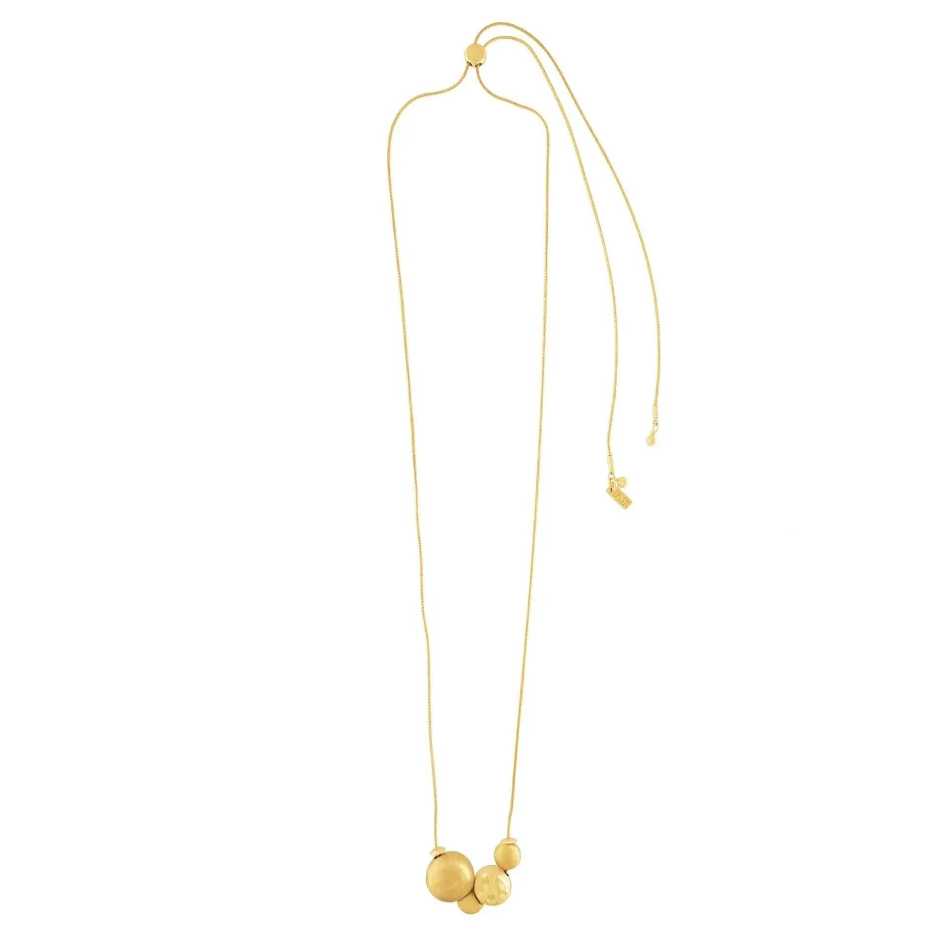 Tabitha Multi Balls Necklace Gold Plating
