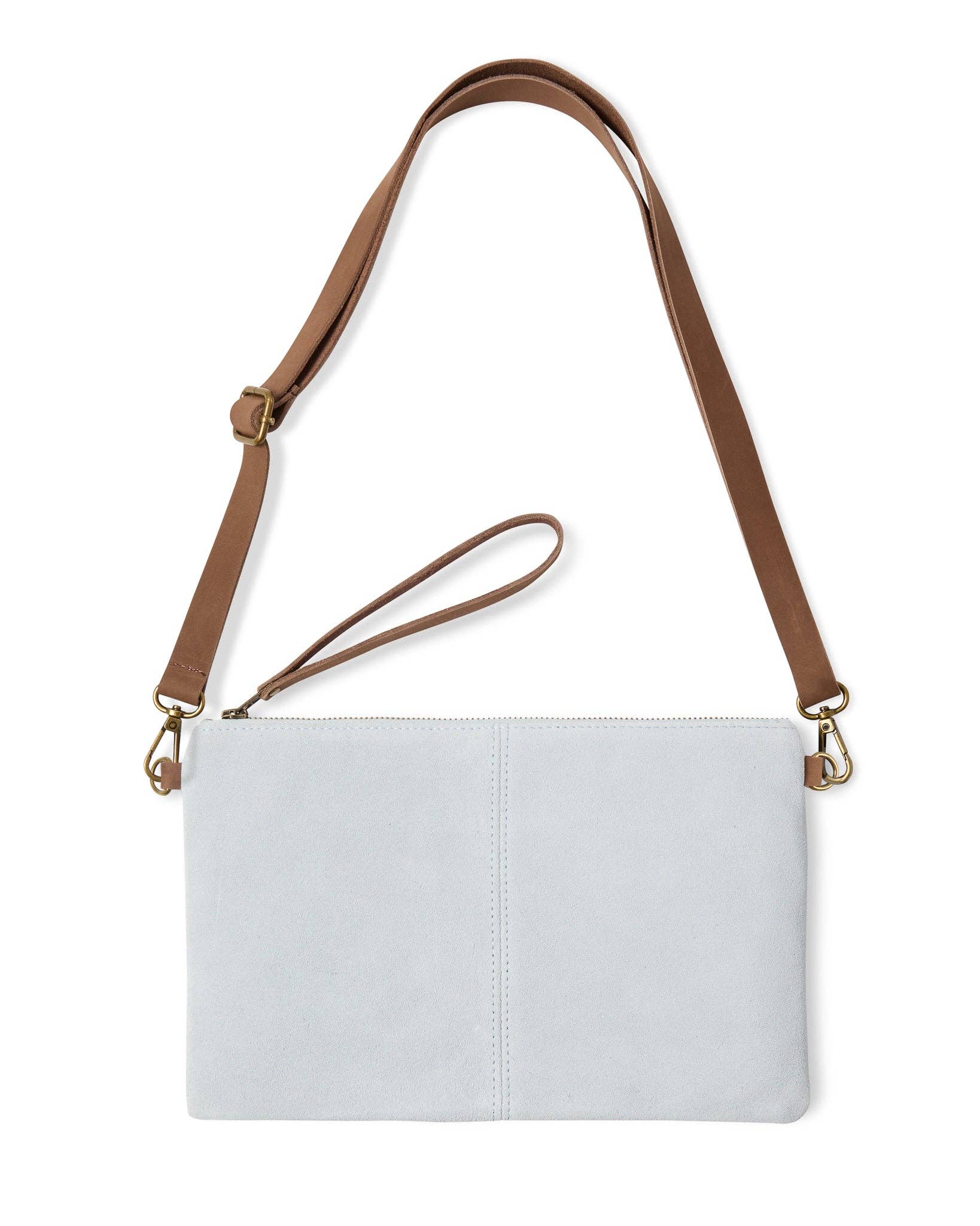 Hampstead Bag | Suede | Duck Egg Blue