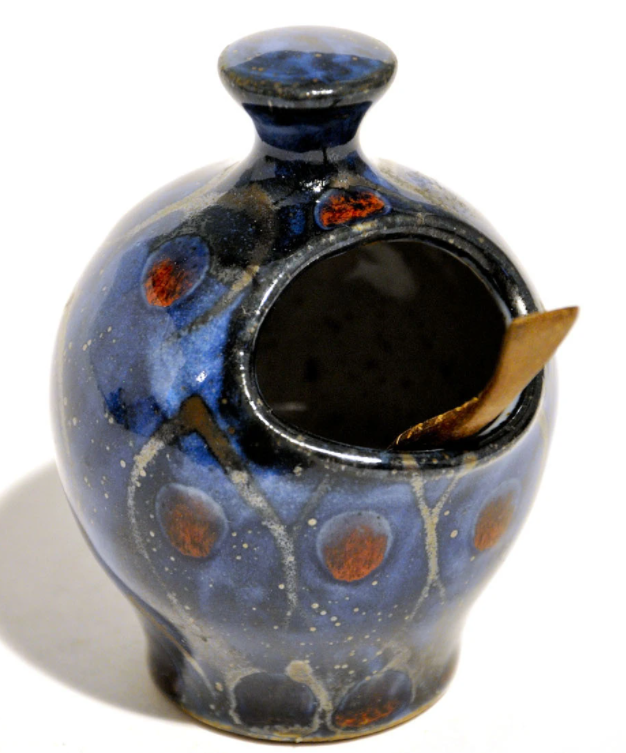 Flame Small Salt Pig - The Nancy Smillie Shop - Art, Jewellery & Designer Gifts Glasgow