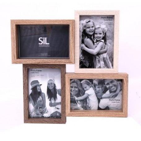 Four Photo Wooden Frame - The Nancy Smillie Shop - Art, Jewellery & Designer Gifts Glasgow
