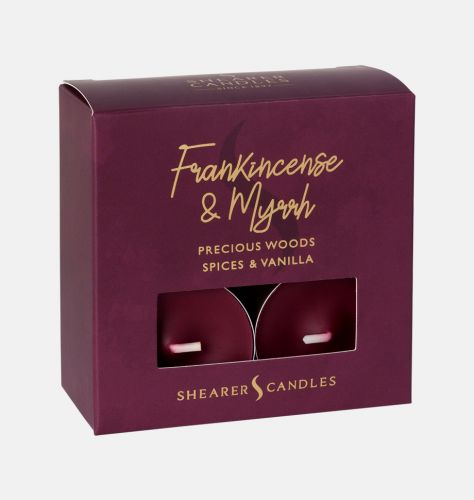 Frankincense & Myrrh Tealights - The Nancy Smillie Shop - Art, Jewellery & Designer Gifts Glasgow
