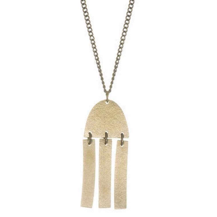 Fringe Rounded Pendant - The Nancy Smillie Shop - Art, Jewellery & Designer Gifts Glasgow