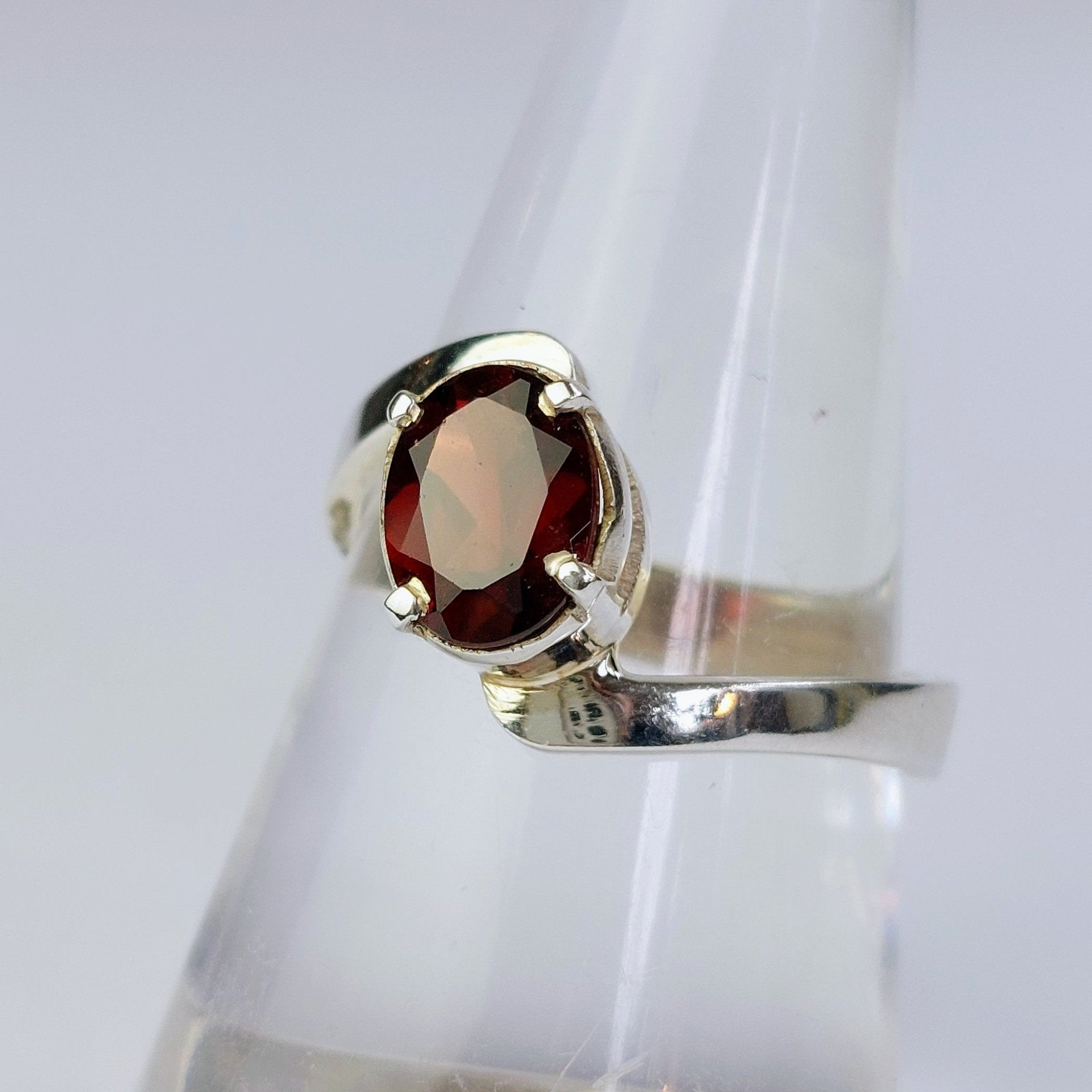 Garnet Twist Ring - The Nancy Smillie Shop - Art, Jewellery & Designer Gifts Glasgow