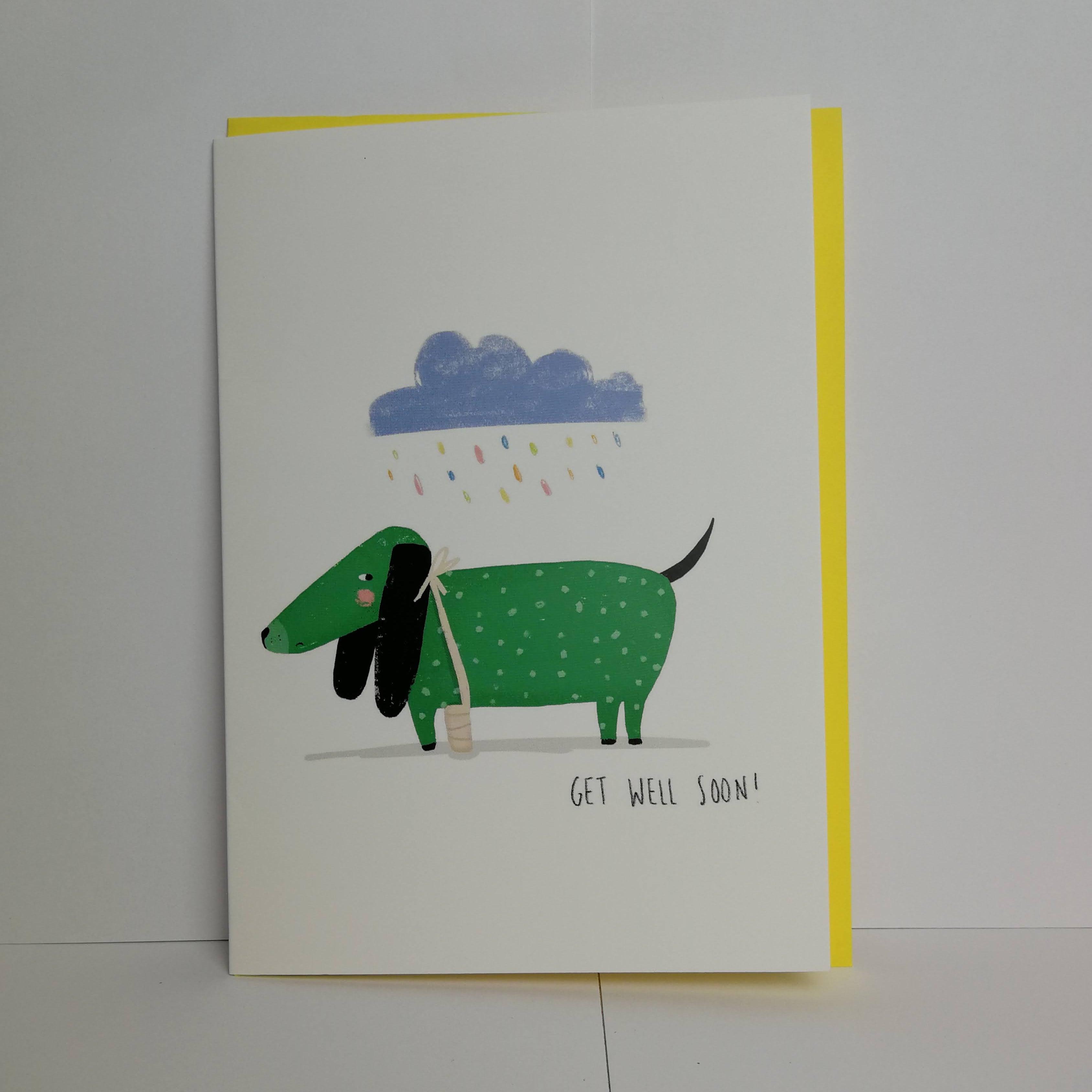 Get Well Soon Card - The Nancy Smillie Shop - Art, Jewellery & Designer Gifts Glasgow