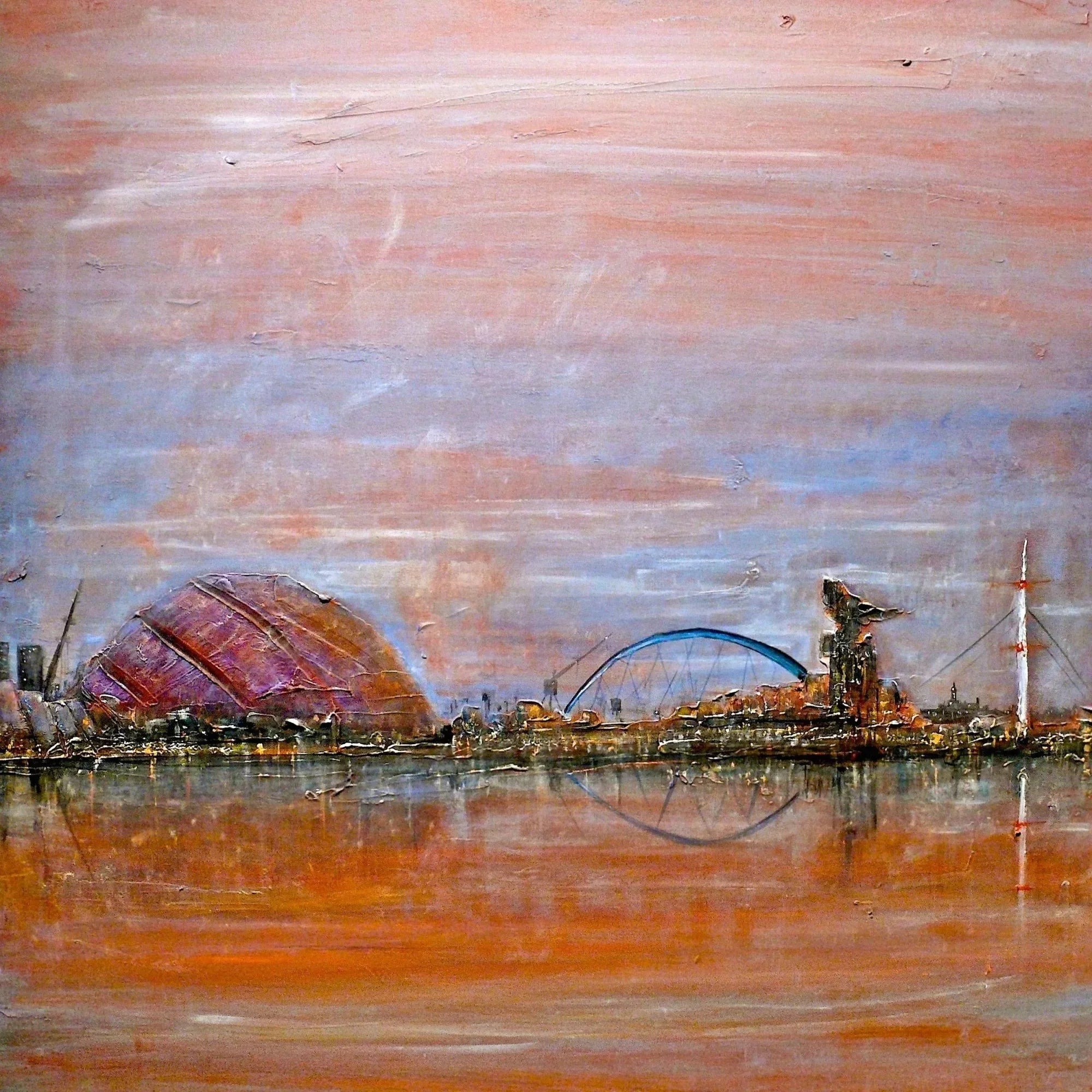 Glasgow Harbour  | Statement Interior Wall Art from Scotland