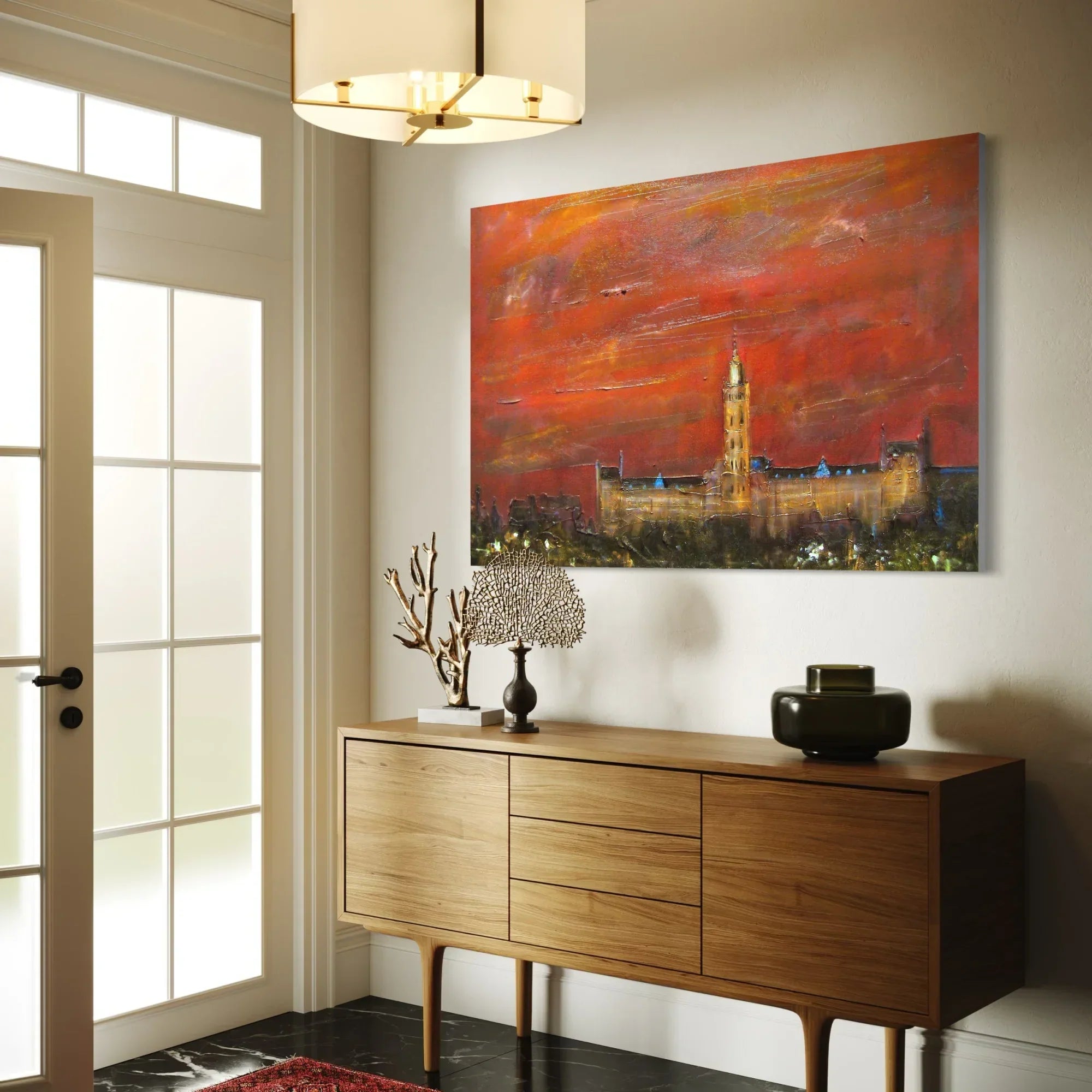 Glasgow University Dusk | Statement Interior Wall Art from Scotland - All Prints
