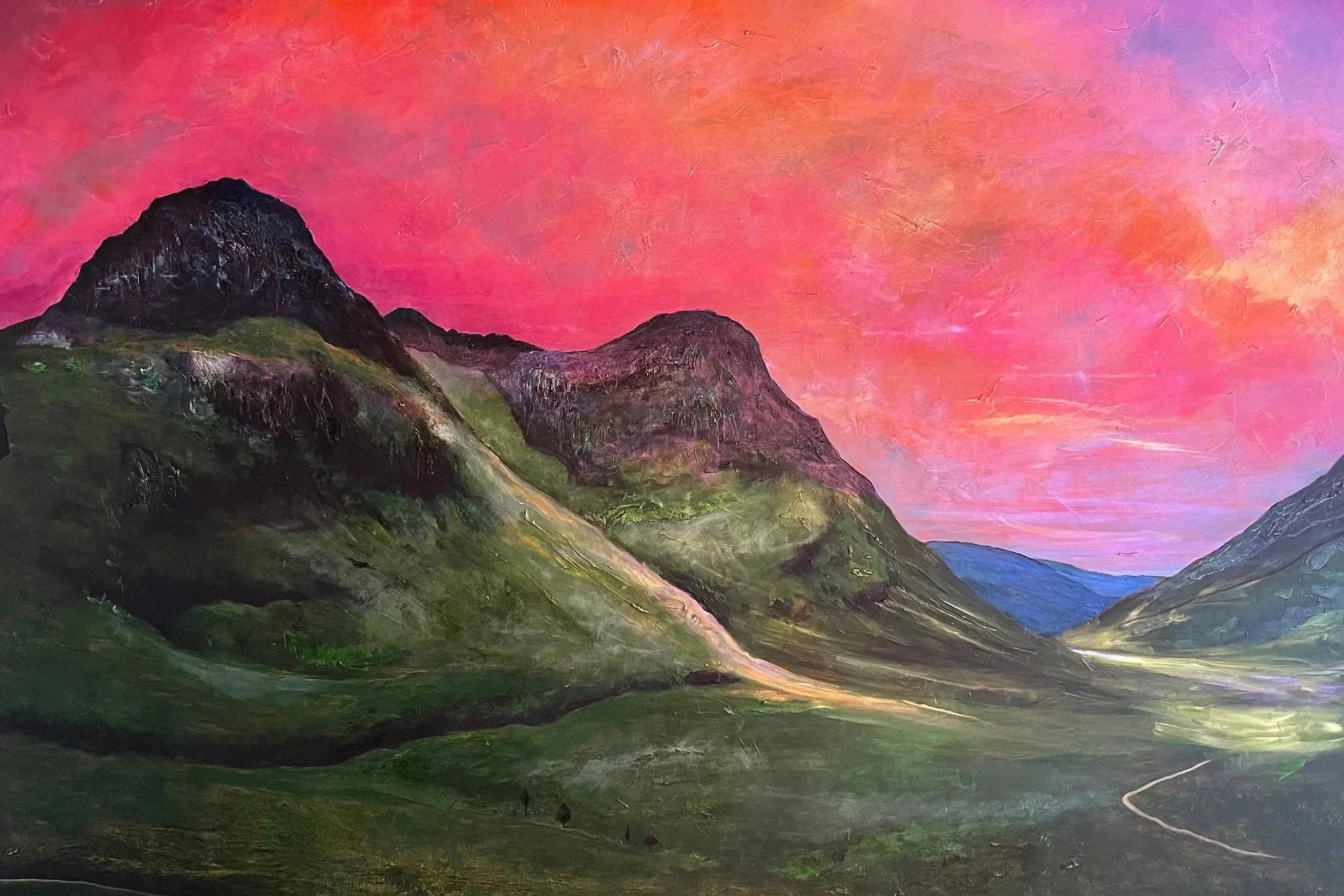 Glencoe Dusk  | Statement Interior Wall Art from Scotland