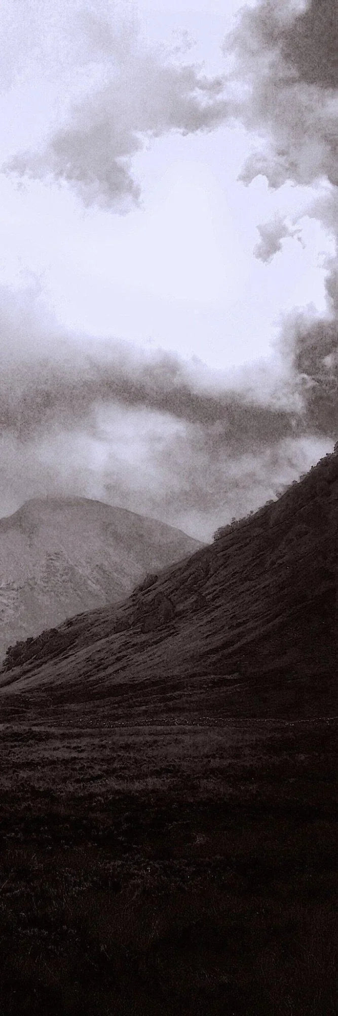 Glencoe Mist Triptych  | Statement Interior Wall Art from Scotland