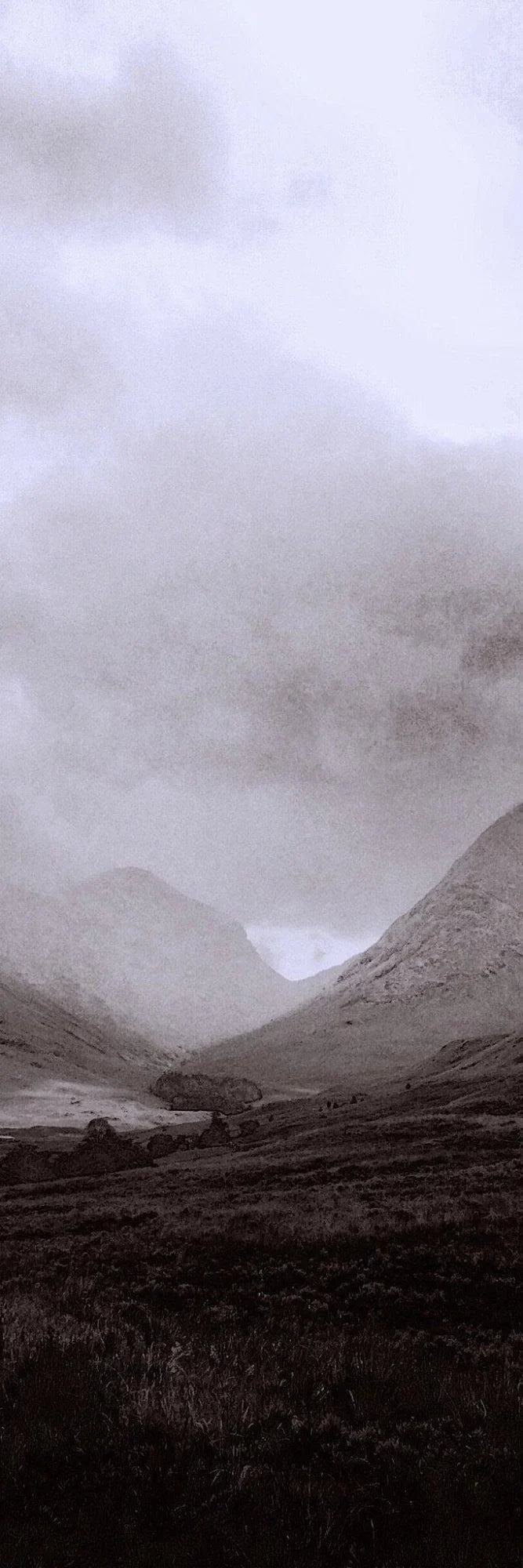 Glencoe Mist Triptych  | Statement Interior Wall Art from Scotland