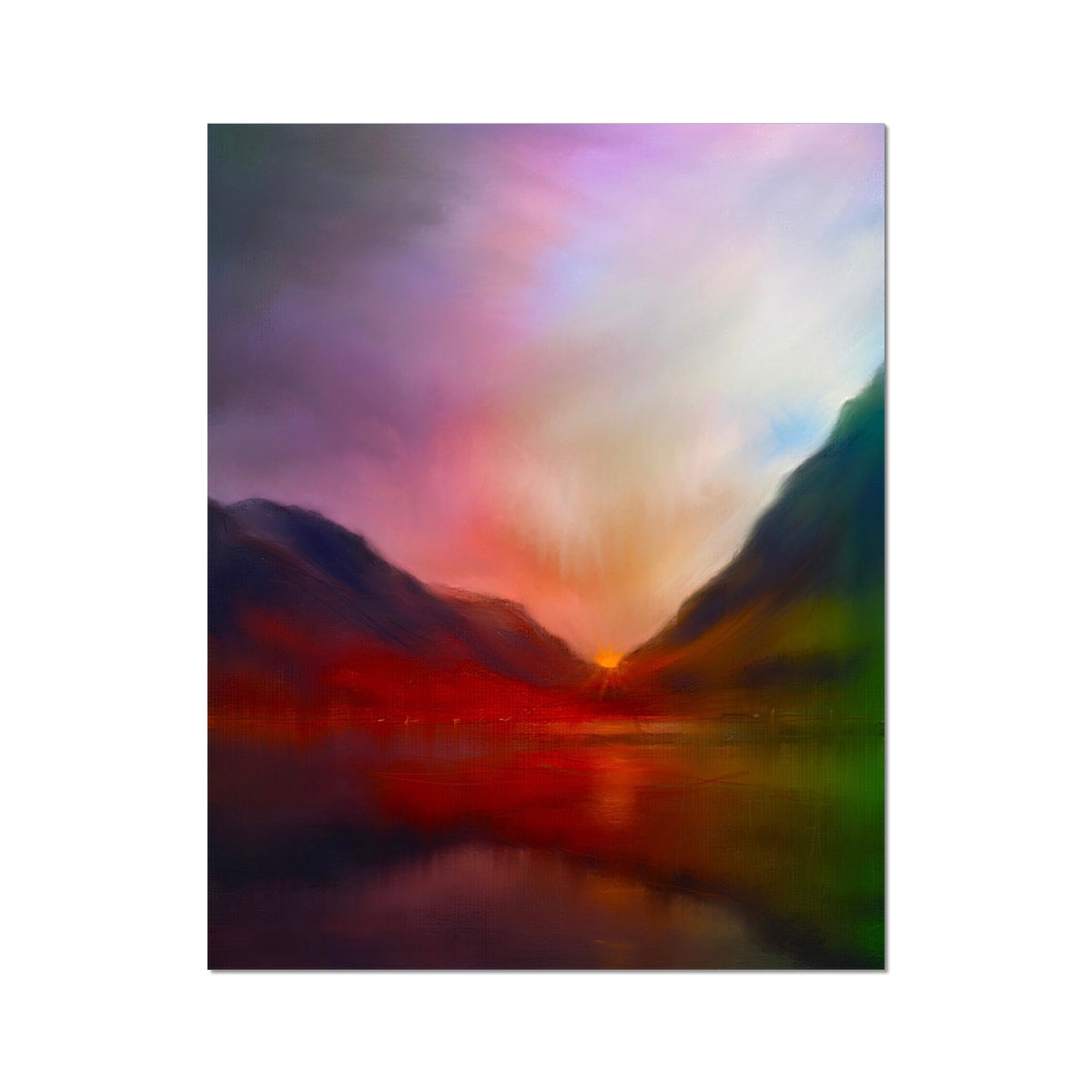 Glencoe Sunset Artist Proof Collector Print - All Art Prints - Scotland