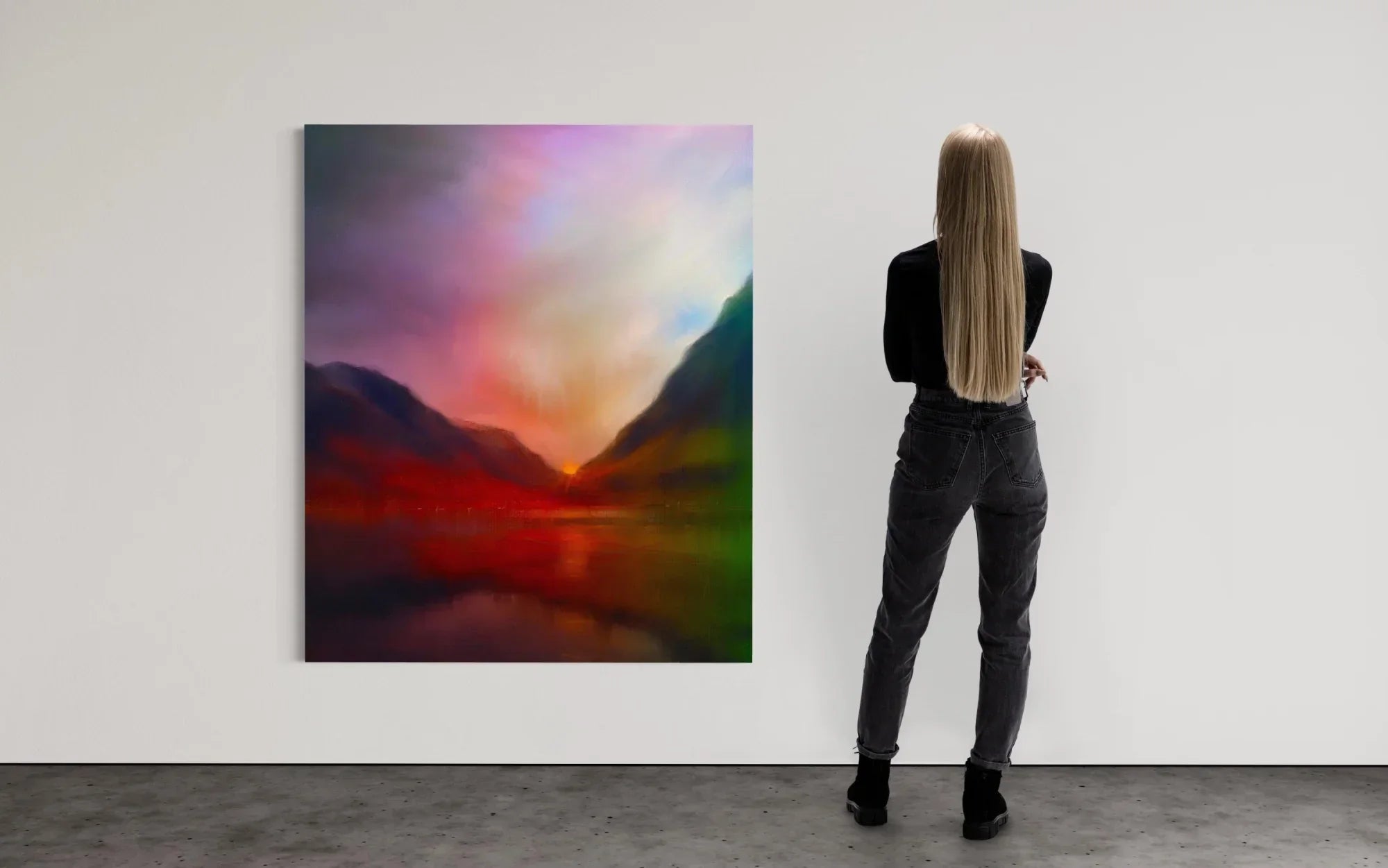 Glencoe Sunset  | Statement Interior Wall Art from Scotland