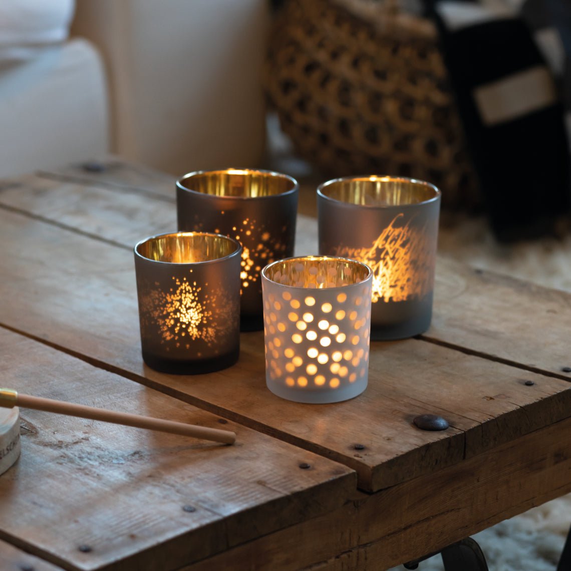 Glossy Tealight Holder - The Nancy Smillie Shop - Art, Jewellery & Designer Gifts Glasgow