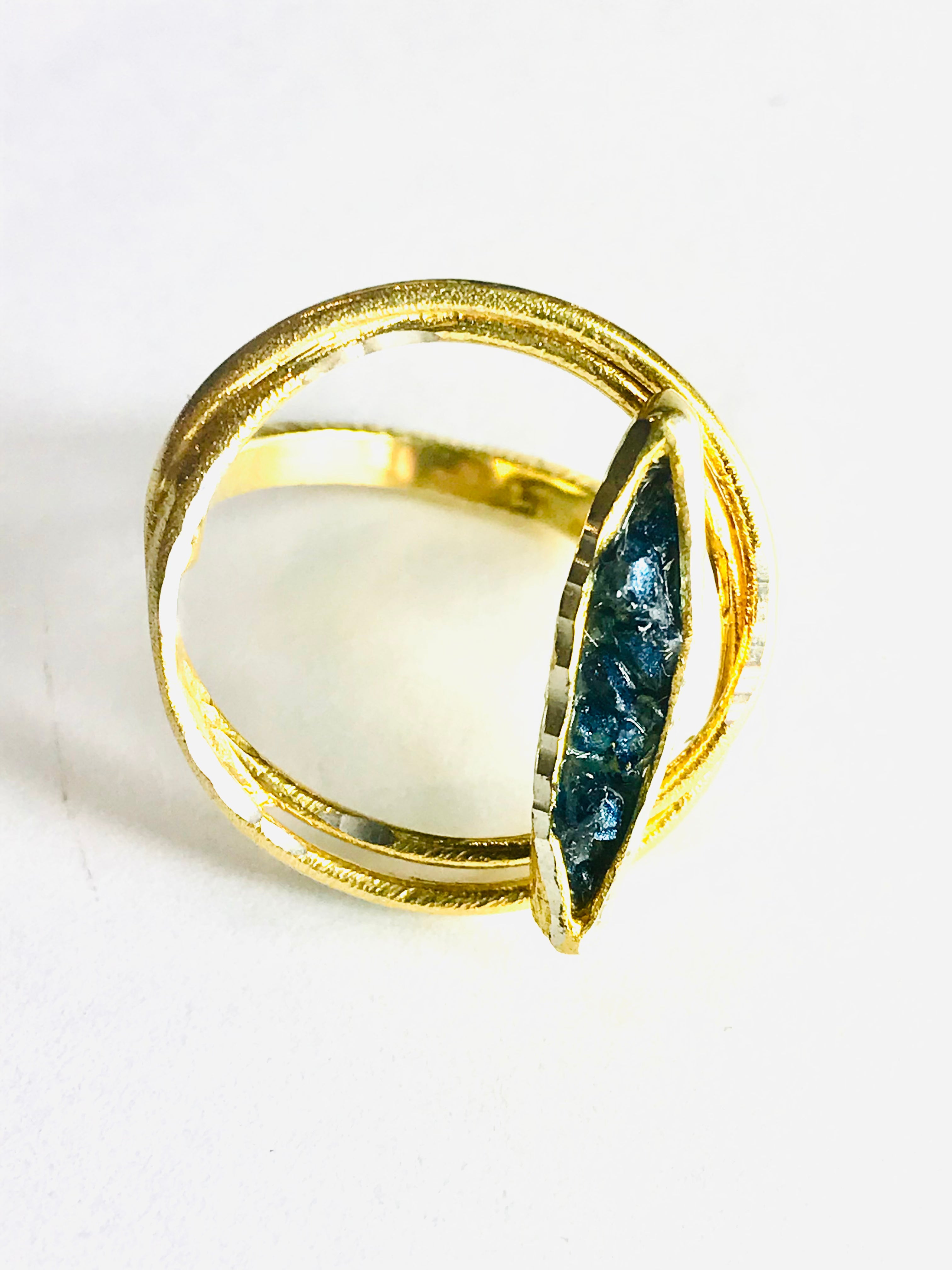 Gold Geode Ring - The Nancy Smillie Shop - Art, Jewellery & Designer Gifts Glasgow