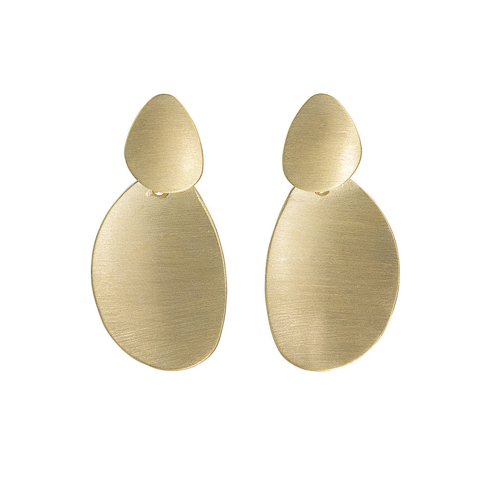 Gold Layered Earrings - The Nancy Smillie Shop - Art, Jewellery & Designer Gifts Glasgow