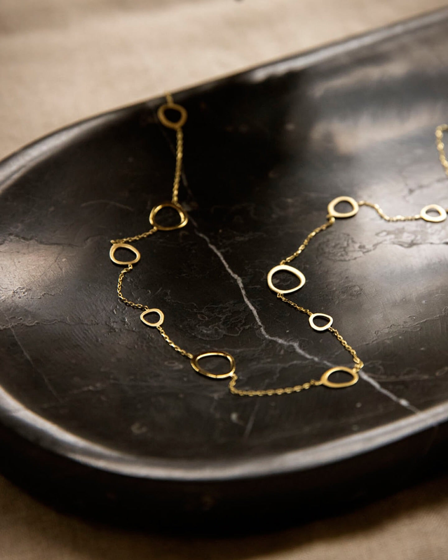 Gold Necklace - The Nancy Smillie Shop - Art, Jewellery & Designer Gifts Glasgow