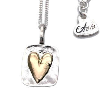 Gold Plated Heart Necklace - The Nancy Smillie Shop - Art, Jewellery & Designer Gifts Glasgow