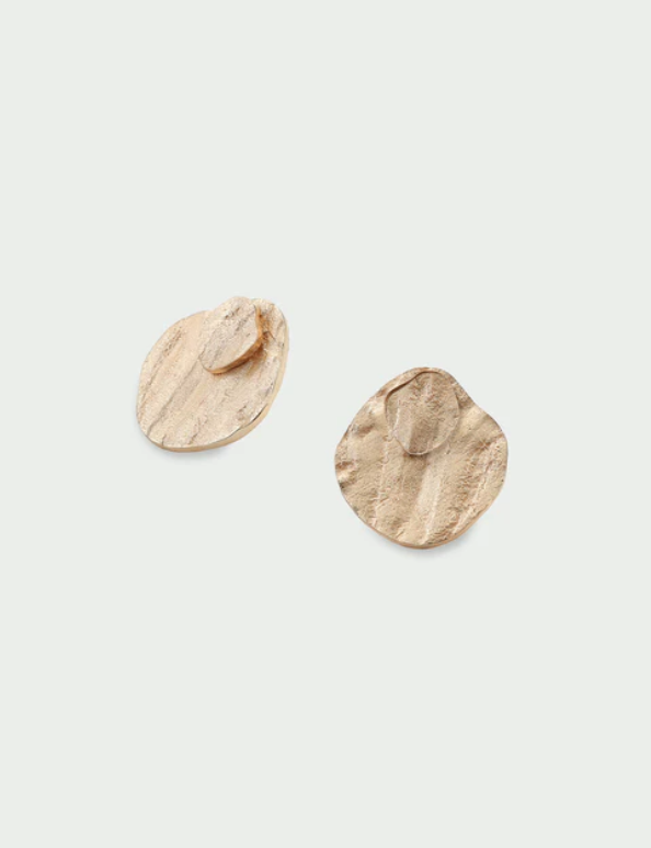 Gold Riva Earrings - Jewellery - Scotland