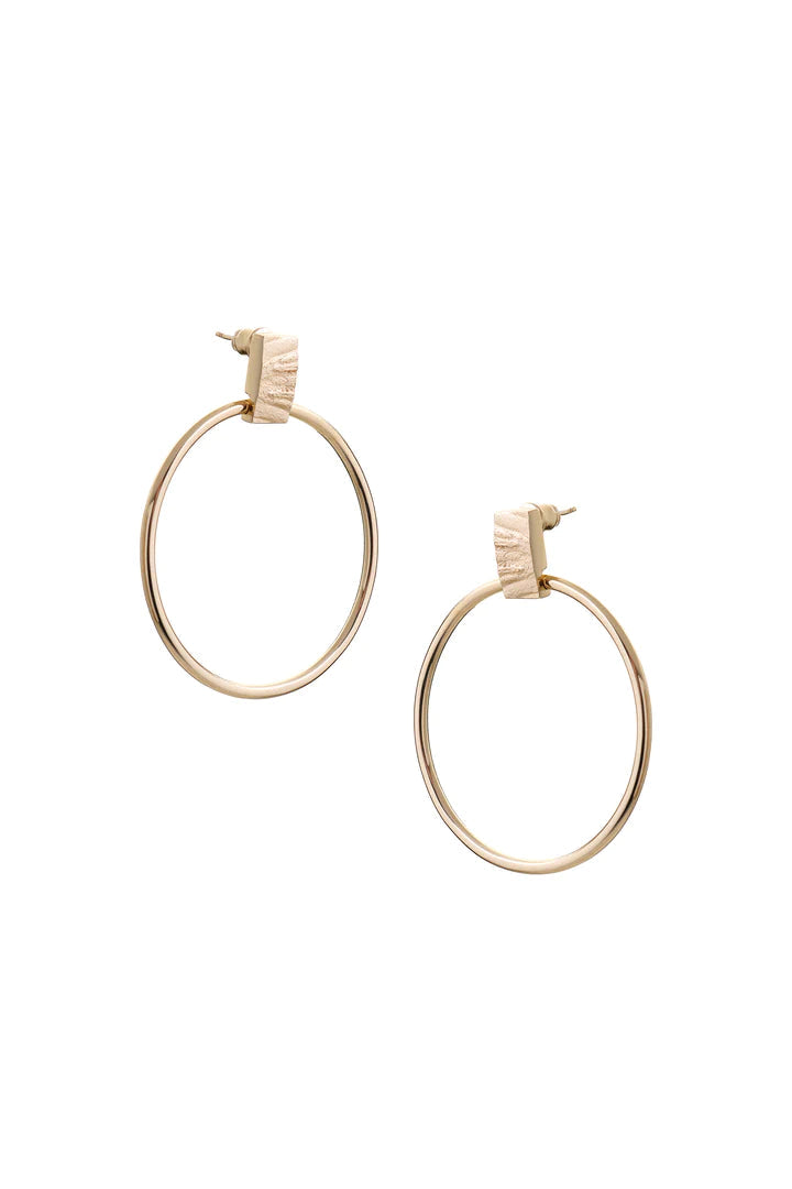 Gold Sunset Earrings - The Nancy Smillie Shop - Art, Jewellery & Designer Gifts Glasgow