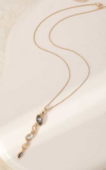 Gold with Stones Necklace - Jewellery - Scotland