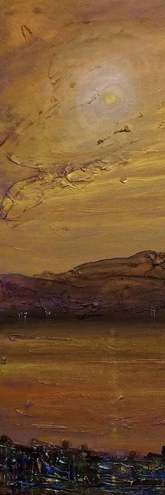 Gourock Autumn Dusk Triptych | Statement Interior Wall Art from Scotland - All Prints