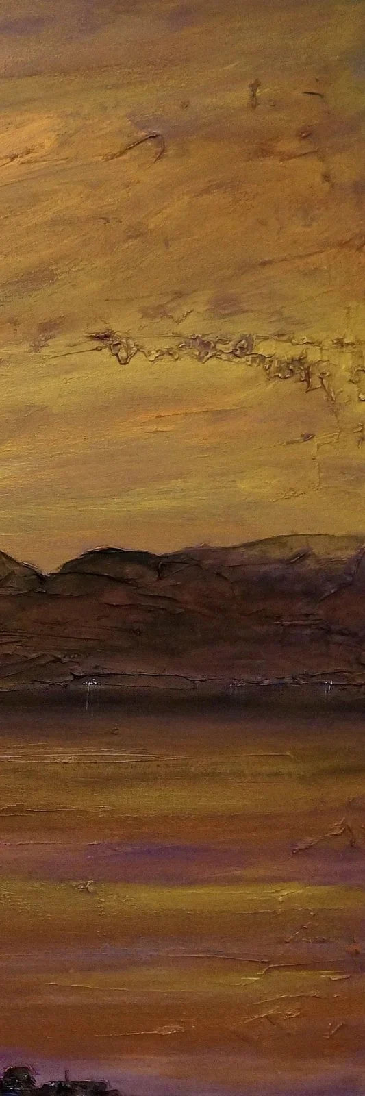 Gourock Autumn Dusk Triptych  | Statement Interior Wall Art from Scotland