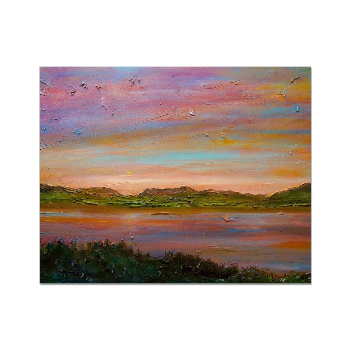 Gourock Golf Club Sunset Artist Proof Collector Print - All Art Prints - Scotland