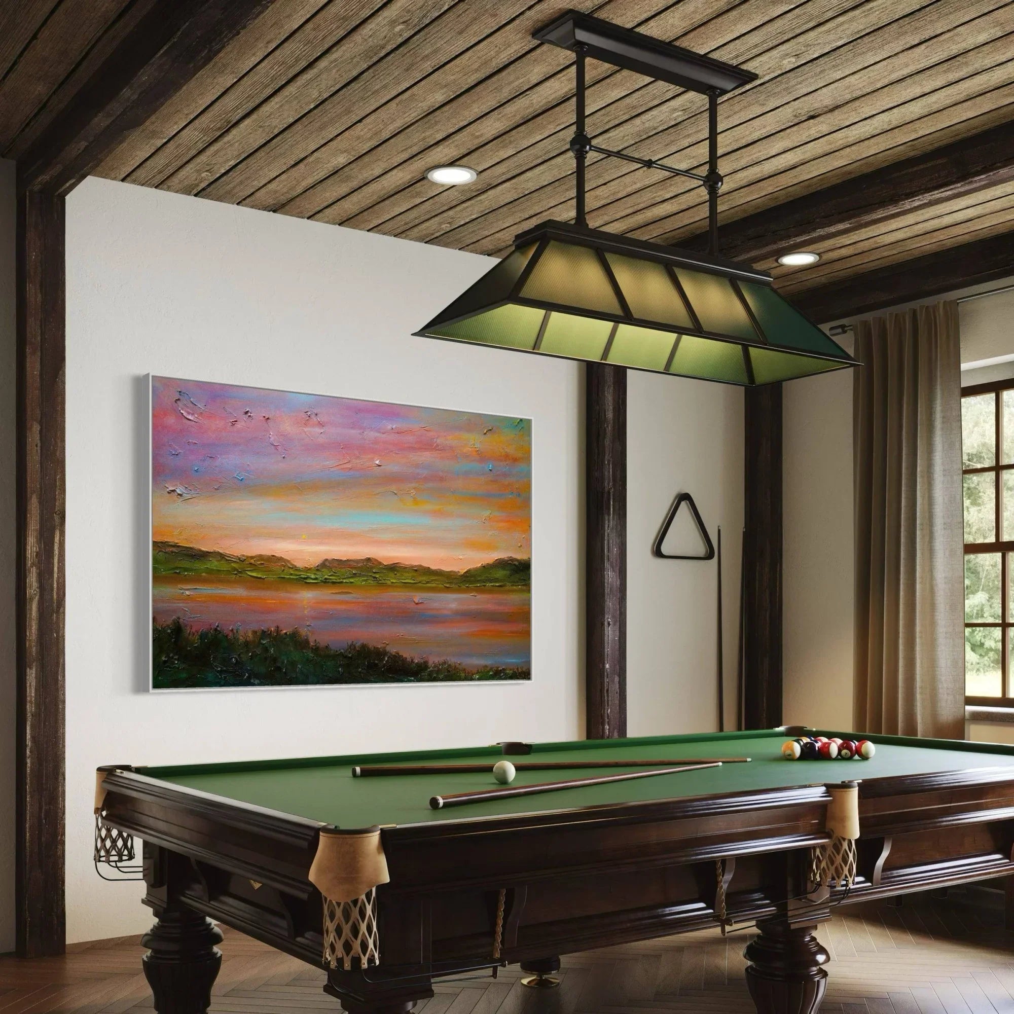 Gourock Golf Club Sunset  | Statement Interior Wall Art from Scotland