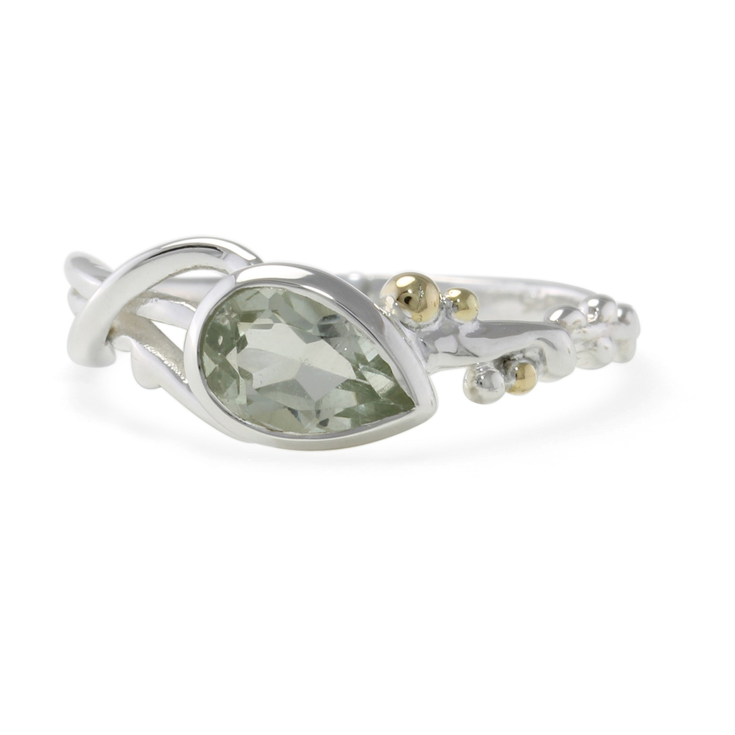 Green Amethyst Ring - The Nancy Smillie Shop - Art, Jewellery & Designer Gifts Glasgow